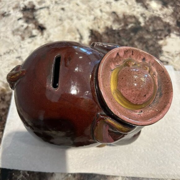 Vintage Japanese Pig with Sombrero Piggy Bank - Picture 5 of 7